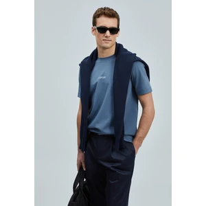 Marcus Modern Grafik T- Shirt Siyah