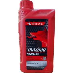 Petrol Ofisi MAXİMA 15W-40 1lt (DİZEL-BENZİN)