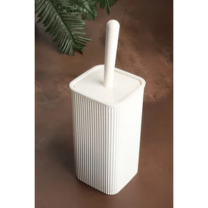 Line Çizgili Plastik Tuvalet Fırçası - Klozet Fırçası