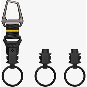 Carabiner Manyetik Anahtarlık + Ev için Anahtar Düzenleyici HUB / Çoklu Anahtar Tutucu Black - AHP06847
