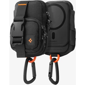 MagFit iPhone için MagSafe özellikli Kartlı Manyetik Cüzdan Fermuarlı Çanta Tipi Snap Zip Wallet Black - AFA09338