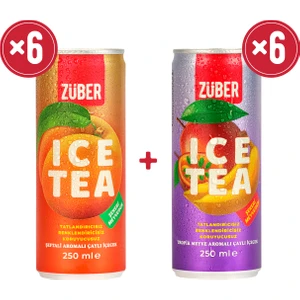 Ice Tea Tropik & Şeftali 250ml X 12 Adet
