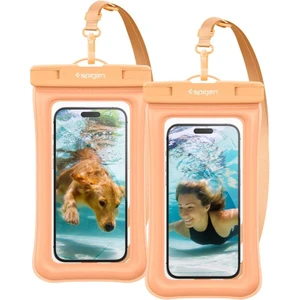 Aqua Shield Floating WaterProof iPX8 Sertifikalı Su Geçirmez Yüzer Kılıf (2 Adet) A610 Apricot - ACS06018