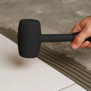 50LIK Kauçuk Tokmak Fayansçı Tokmağı Çadır Zemin Sabitleme Çelik Seramik Döşeme Tadilat Çekiçi