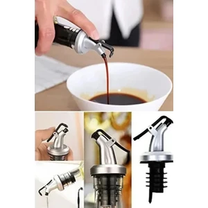 Tighty Sızdırmaz Kilit Sistemli 4'lü Şişe Ucu Yağ Şişesi Tıpası