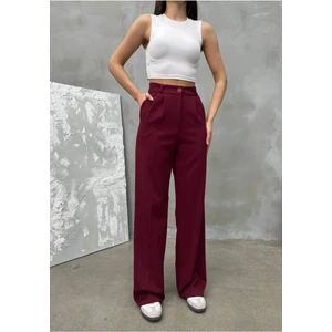 Kadın Palazzo Pantolon Dabıl Kumaş