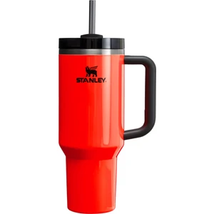 The Neon Quencher H2.0 Flowstate™ Tumbler 40 Oz | Neon Orange Pipetli Termos 1,18 Litre