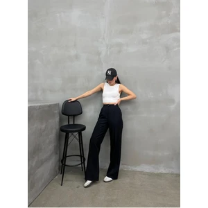 Kadın Palazzo Pantolon Dabıl Kumaş