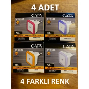 CT-9500(BEYAZ-MAVİ-AMBER-PEMBE) 4'lü Set