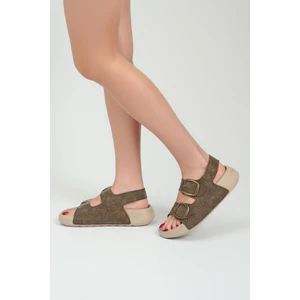 Orthopedix Çitf Bantlı Tokalı Unisex Spor Sandalet QR25207