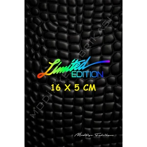 Limited Edition Sticker Folyo - Hologram - 16 x 5 cm