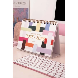 Matt Notebook 2025-2026 16 Aylık Akademik Masaüstü Planlayıcı Takvim