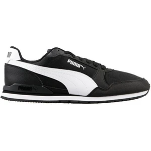 St Runner V3 Mesh 384640 01 Erkek Siyah-Beyaz Günlük Spor Ay