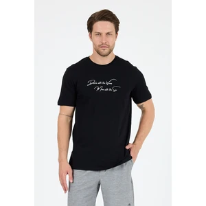 Erkek %100 Pamuk Bisiklet Yaka Kısa Kollu Baskılı T-Shirt  Rahat ve Şık Günlük Erkek Tişört 0011