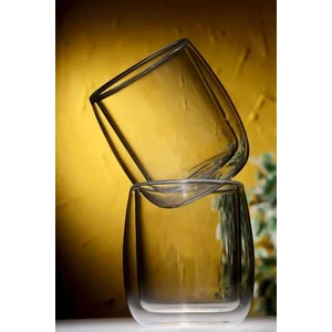 Arow Çift Cidarlı 200ML 2'li Bardak