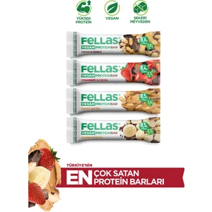 Vegan Protein Bar 4'lü Deneme Paketi 