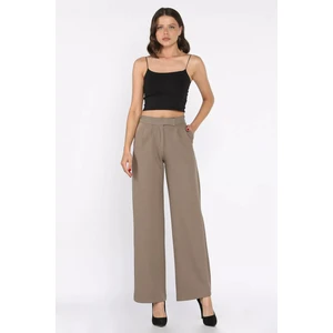 Kadın Bel Lastikli Cırtlı Palazzo Pantolon P-00017609