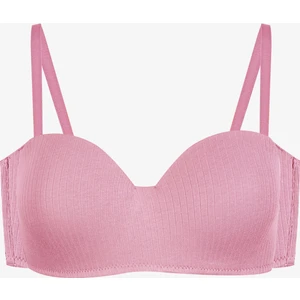 Kadın Dolgusuz Pamuklu Fitilli Straplez Sütyen