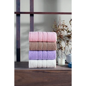 50X90 cm 4'lü Linea El & Yüz Havlu Seti