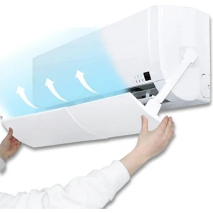 Multizone Hava Yönlendirici Ayarlanabilir Klima Aparatı Aksesuarı Hava Dağıtıcı Hava Çarpma Önleyici