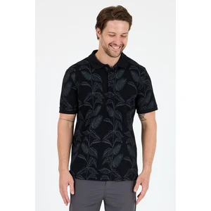 Erkek Polo Yaka Desenli T-Shirt – %95 Pamuk %5 Elastan – Şık, Esnek ve Rahat Kısa Kollu Tişört 0033