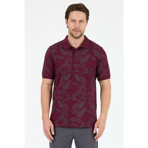 Erkek Polo Yaka Desenli T-Shirt – %95 Pamuk %5 Elastan – Şık, Esnek ve Rahat Kısa Kollu Tişört 0033