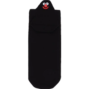 Emoji Patik Çorap Siyah Standart
