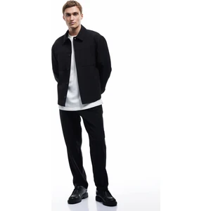 Pileli Oversize Cep Detaylı Kumaş Pantolon