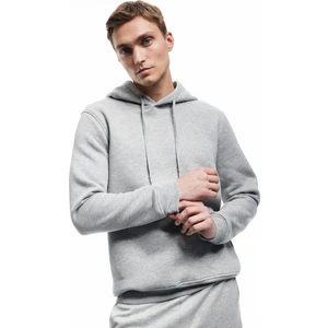 Şardonlu Uzun Kollu Basic Kapşonlu Sweatshirt