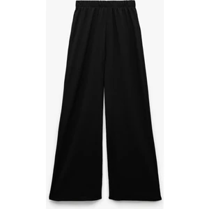 Beli Lastikli Bürümcük Geniş Paça Pantolon