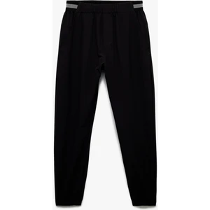 Beli Lastikli Paraşüt Kumaş Şerit Detaylı Jogger Spor Eşofman Altı