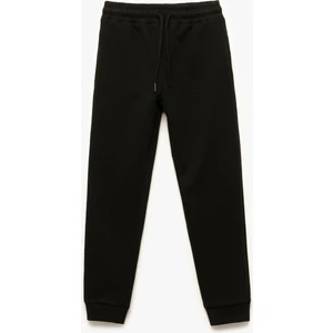 Beli Lastikli Cepli Basic Jogger Eşofman Altı