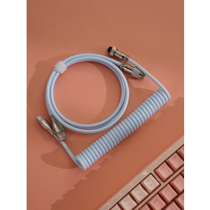 Mekanik Klavyeler Ile Uyumlu Coiled Cable- Örgülü Sarmal Type-C Klavye Kablosu
