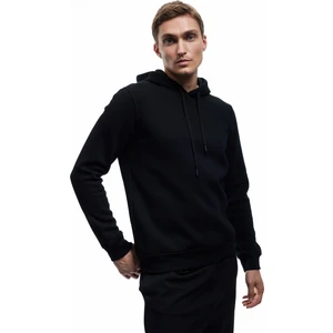 Şardonlu Uzun Kollu Basic Kapşonlu Sweatshirt