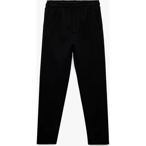 Beli Lastikli Pamuklu Şardonlu Basic Eşofman Altı