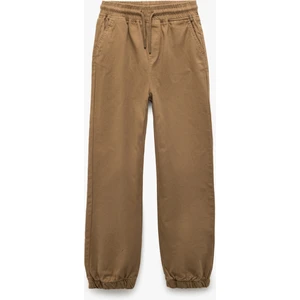 Beli Bağcıklı Cep Detaylı Pamuklu Gabardin Jogger Pantolon