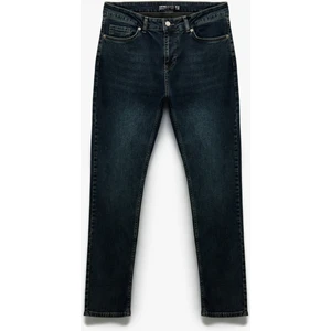 Cepli Normal Bel Pamuklu Slim Fit Jean Pantolon - Brad Jean