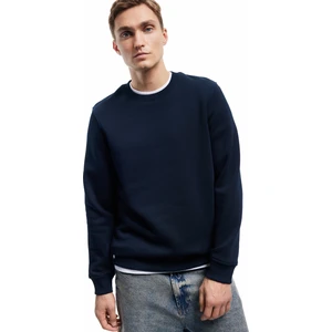 Pamuklu Uzun Kollu Bisiklet Yaka Erkek Basic Sweatshirt