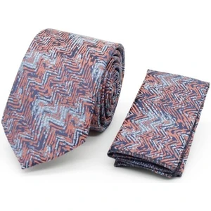 Bordo Desenli 6 cm Kravat