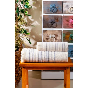 Liana 50X90 70X140 cm 2'li Banyo Havlu Takımı, Plaj Havlusu, Peştemal