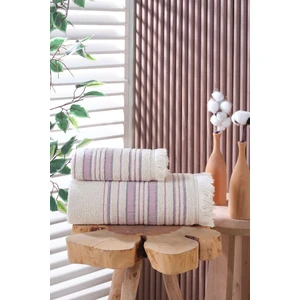 Liana 50X90 70X140 cm 2’li Banyo Havlu Takımı, Plaj Havlusu, Hamam Takımı
