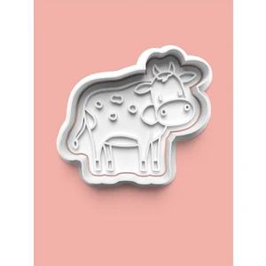 Inek Figürü Kurabiye Kalıbı ve Şeker Hamuru Kalıbı