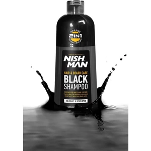 Nıshman Beyaz Kapatıcı Şampuan – 60 Saniyede Siyah Saçlar 400 ml