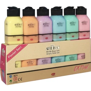 Akrilik Boya Set Pastel Renkler 6 x 75ml
