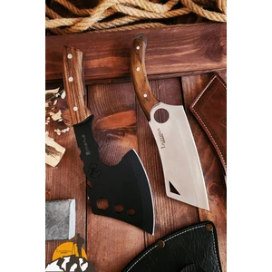 2 Li Outdoor Balta Bıçak Satırı Set Kamp Baltası Bıçak Bıçağı Budama Baltası Lzbçka