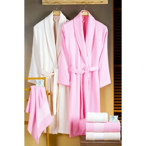 Dream 8 Parça Kutulu Pamuk Bornoz Takımı (2 Bornoz, 2 70X140 Banyo Havlu, 2 50X90 Baş Havlusu,2 Sbn)