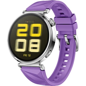 Huawei Watch Gt6 41mm Gt4 41mm Gt5 41mm ile Uyumlu Kordon (18mm Pimli) Lansman Prizma Silikon Kayış