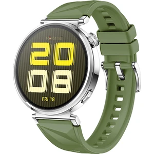 Huawei Watch Gt6 41mm Gt4 41mm Gt5 41mm ile Uyumlu Kordon (18mm Pimli) Lansman Prizma Silikon Kayış