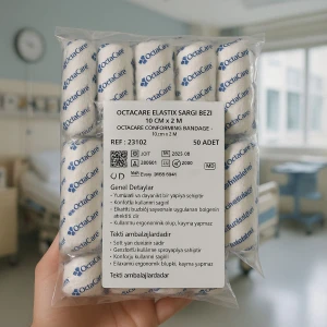 Elastik Sargı Bezi 10 cm x 2 M 50 Rulo (Adet) Deprem/sağlık Çantası /eczadolabı/ilk Yardım.