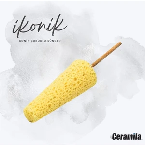 Glitz Ceramila Ikonik 3066 Sarı Çubuklu Rötuş Süngeri 12X28X90MM